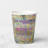 Gobelets En Papier Abstrait coloré (Verso)