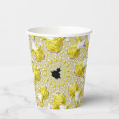 Gobelets En Papier Abstrait Gold Fractal (Gauche)