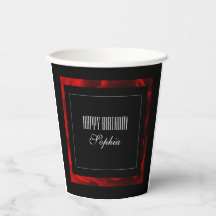 Accent Floral Rouge moderne