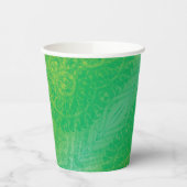 Gobelets En Papier Acceptation | Médaillons de saumons jaunes bleus (Gauche)