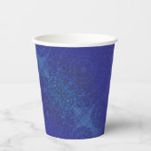 Gobelets En Papier Acceptation | Médaillons de violet violet bleu Ind (Recto)