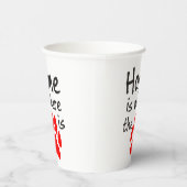 Gobelets En Papier Accueil est où est l'empreinte de patte - Coupe du (Droite)