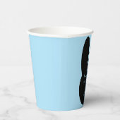 Gobelets En Papier Accueil simple baby shower de lapin noir (Droite)