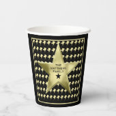 Gobelets En Papier Accueil Théâtre Nom personnalisé Vidéo Star (Verso)