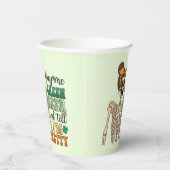 Gobelets En Papier Acheter ma bière verte | Saint Patrick's Day (Droite)