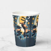 Gobelets En Papier Act War Fight Boy Moon Ninja Guerrier 1er annivers (Droite)