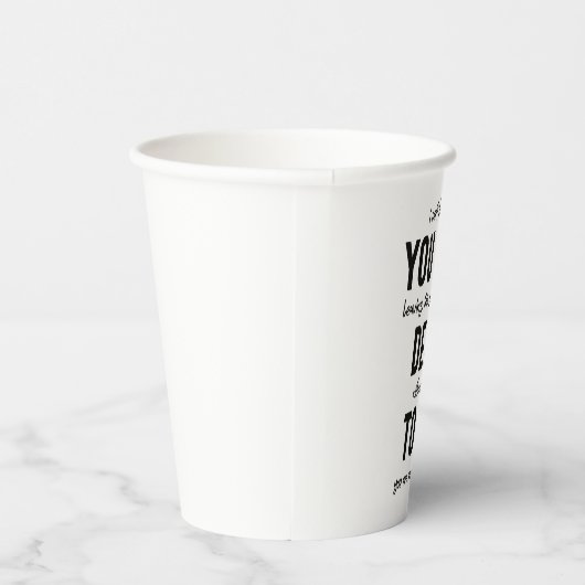 Gobelets En Papier adieu du collègue, retraite, adieu du collègue, (Droite)