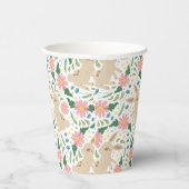 Gobelets En Papier  adorable Easter Bunny & Eggs Pattern (Droite)