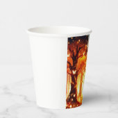 Gobelets En Papier Adorable Élégant Baby shower forestier enchanté (Droite)