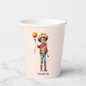 Gobelets En Papier Adorable Kid Zombie - Jolie Halloween (3) (Verso)