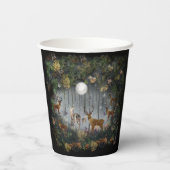 Gobelets En Papier Adorable Rindeer La Nuit (Verso)