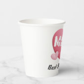 Gobelets En Papier Affection "Meilleure MOM jamais" en papier (Recto)