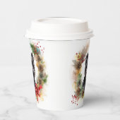 Gobelets En Papier Affenpinscher Christmas Wreath Festive Pup (Gauche)