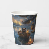 Gobelets En Papier Affenpinscher Festive Christmas Voyage (Recto)