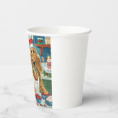 Gobelets En Papier Afghan Hound Holiday Baking : Noël festif (Gauche)