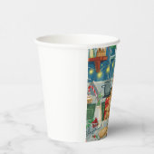 Gobelets En Papier Afghan Hound Holiday Baking : Noël festif (Droite)