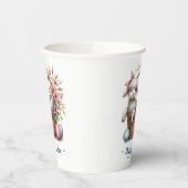 Gobelets En Papier Agneau et oeufs de Pâques (Gauche)