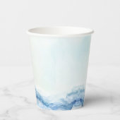 Gobelets En Papier Ahoy Sailor Nautical Boat Blue 1er anniversaire (Verso)