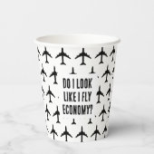 Gobelets En Papier Ai-Je L'Air D'Avoir Volé Économie Drôle Devis Voya (Verso)