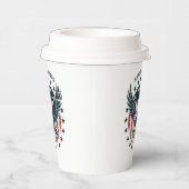 Gobelets En Papier Aigle américain Rétro  (Droite)