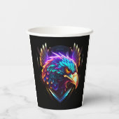 Gobelets En Papier Aigle brillant (Verso)