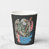 Gobelets En Papier Aigle d'Amérique (Recto)