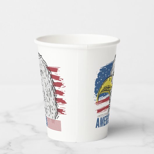 Gobelets En Papier Aigle des États-Unis d'Amérique (Droite)