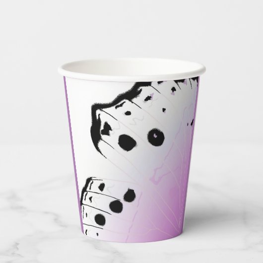 Gobelets En Papier Aile papillon - Mère de Pearl (Verso)