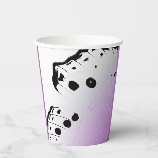 Gobelets En Papier Aile papillon - Mère de Pearl (Recto)