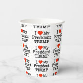 Gobelets En Papier Aimer Trump (Verso)