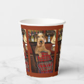 Gobelets En Papier Airedale Terrier (Verso)