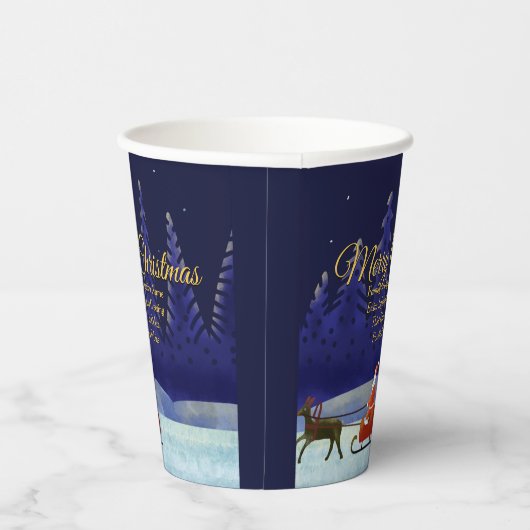 Gobelets En Papier Ajouter Famille / Organisation 20xx Nom Blue Père (Droite)