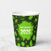 Gobelets En Papier Ajouter L'Année Joyeuse Halloween Déplaisantes Cra (Verso)