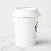 Gobelets En Papier Ajouter un logo d'entreprise Adresse du site Web d (Droite)