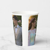 Gobelets En Papier Ajouter une Personnaliser photo Mariage (Droite)