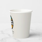 Gobelets En Papier Ajouter votre entreprise Logo Site Web Entreprise  (Gauche)