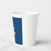 Gobelets En Papier Ajouter votre logo photo image (Gauche)