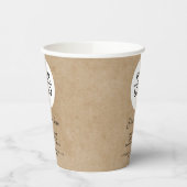 Gobelets En Papier Ajouter votre logo Promotion texte personnalisée R (Gauche)