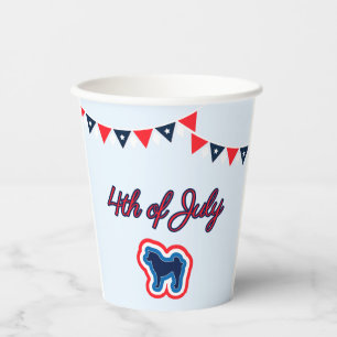Gobelets En Papier Akita Patriotique Rouge Blanc Et Bleu 14 Juillet