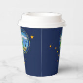 Gobelets En Papier Alaskan Flag & Seal, Flag of Alaska (Droite)