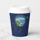 Gobelets En Papier Alaskan Flag & Seal, Flag of Alaska (Recto)