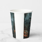 Gobelets En Papier Alaskan Malamute équitation moto Halloween effraya (Droite)