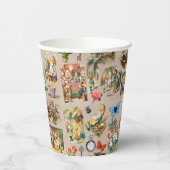 Gobelets En Papier Alice à Wonderland Cheshire Cat Characters (Gauche)