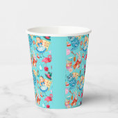 Gobelets En Papier alice au pays des merveilles (Gauche)