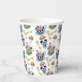 Gobelets En Papier Alice au pays des merveilles Motif (Verso)