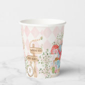 Gobelets En Papier Alice Aventures dans Woderland Anniversaire Tea Pa (Droite)
