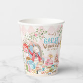 Gobelets En Papier Alice Aventures dans Woderland Anniversaire Tea Pa (Recto)