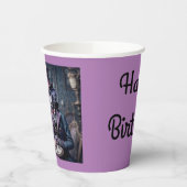 Gobelets En Papier Alice dans les tasses à papier du pays des merveil (Gauche)