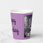 Gobelets En Papier Alice dans les tasses à papier du pays des merveil (Droite)