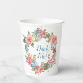 Gobelets En Papier Alice dans l'Ontario Coupes de fête d'anniversaire (Recto)